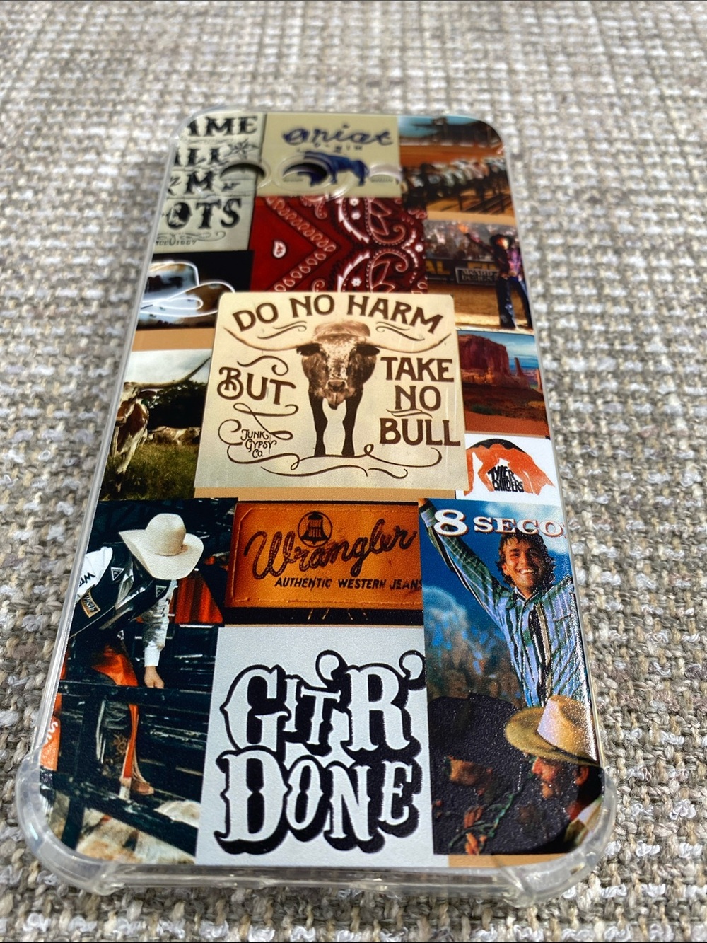 Wrangler Multicolor Western Collage Phone Case for Google pixel 9a